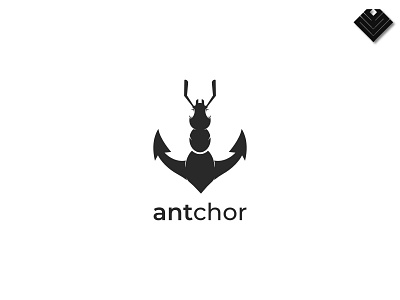 antchor logo affinity designer anchor ant black and white negative space