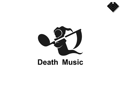 death music affinity designer black and white death ghost music negative space