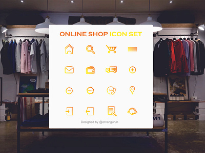 Online Shop Icon Set