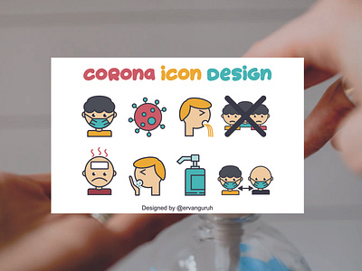 Corona Icon design icon logo
