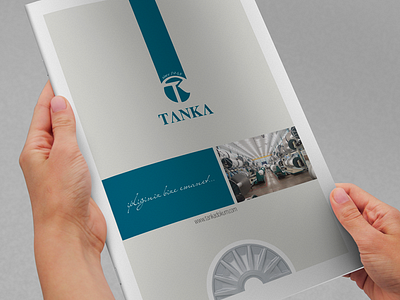 Tanka Catalog advertising brochure catalog design graphic icon logo machine moc up paper print sketch