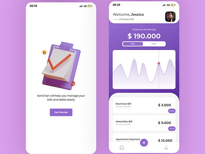BonChan Bill And Debt App
