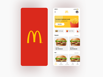 McDonald Mobile App Redesign