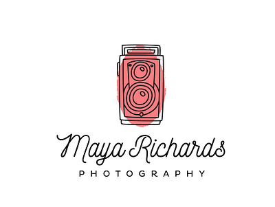 Personal Branding for Maya Richards Photography adobe illustrator branding camera illustration logo personal branding photography vector art vector illustration