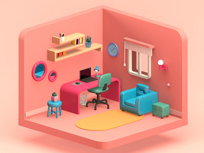 Work room by Sharlene on Dribbble