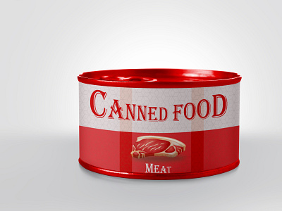 Free Tin Can Mockup