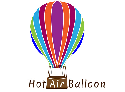 Hot Air Balloon logo design graphic design illustration logo logo design