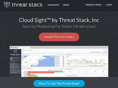 threatstack.com mockup landing security