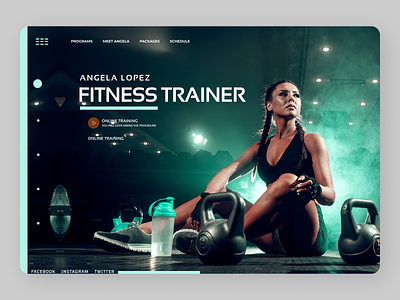 Fitness Trainer Landing Page