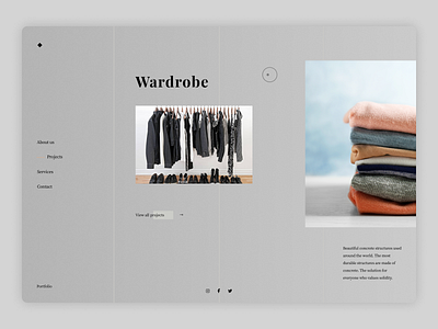 Wardrobe Landing Page