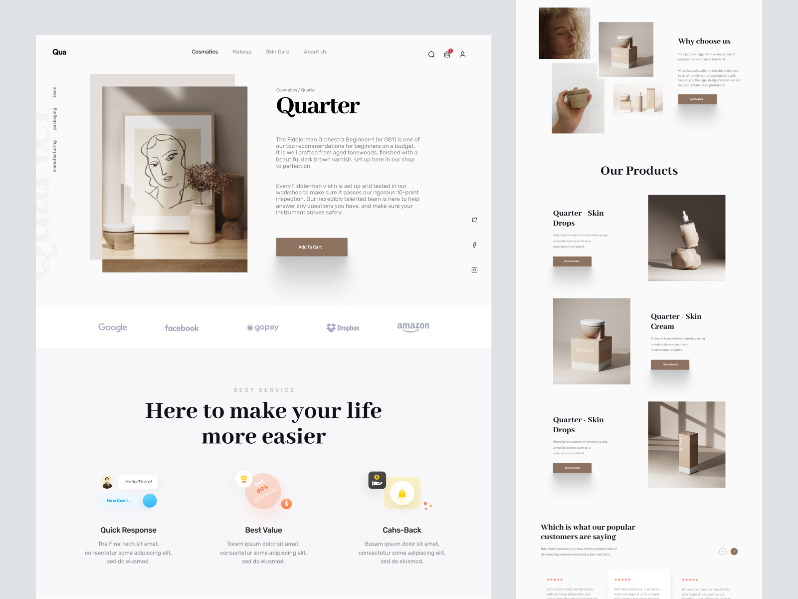 website: landing page ui by Hannah Thomas for Landing Page Heaven on ...