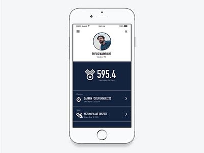 DailyUI Day: User Profile daily ui i dont know ios user profile