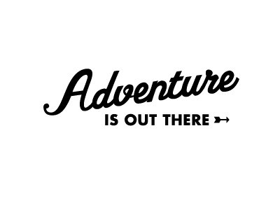 Adventure Is Out There adventure arrow black tattoo tattoo design typography