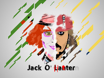 Jack O Hatter artwork design illustration vector vexel