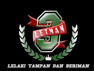 Letnan 3 artwork comunity logo typography