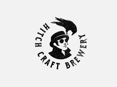 Hitch Craft beer black brewery face hitch horror noir porter raven