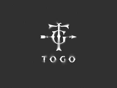 Togo arrow bar brandmark g hokah logotype mark monogram smoke t type