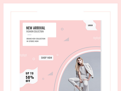 New Arrival Fashion Social Media Banner