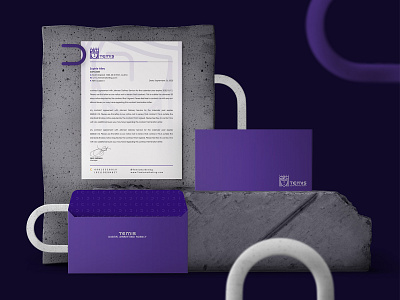 stationary Design for Temis brand brand and identity brand identity branding design digital digital art identity identity design logo logo design logodesign mark mockup purple