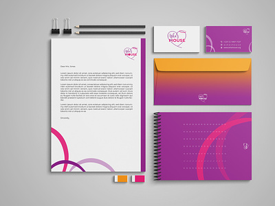 Stationary Design for Ashas House Charity
