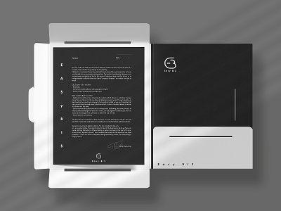 Brand Identity Design for easy Business blackandwhite brand branding cover design digital digital art identity branding identitydesign logo logo design logodesign logos mark mockup mockup design mockups