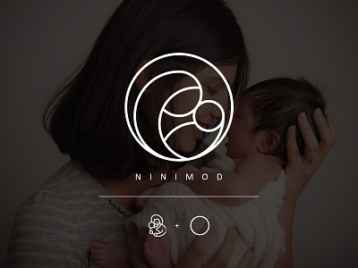 Logo Design for Ninimod brand baby baby clothes brand branding design digital digital art identity identity branding identity design logo logo concept logo design logodesign logos