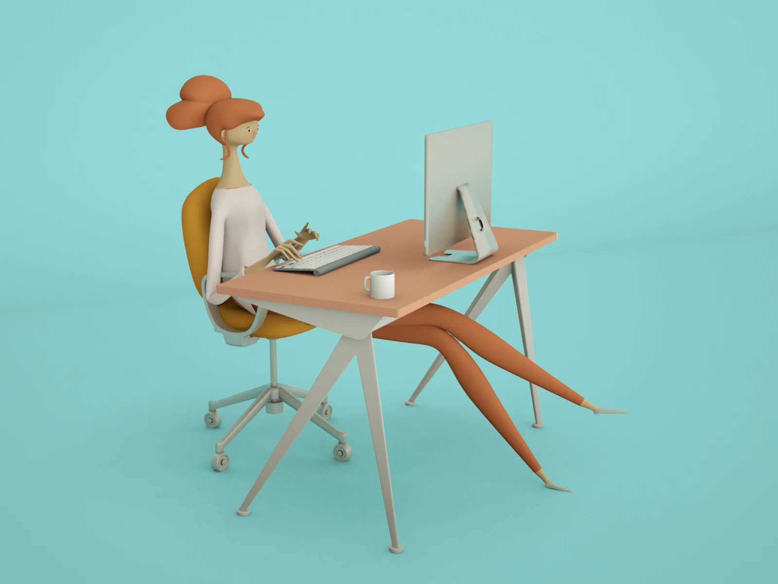 3D Character Design By Temis On Dribbble
