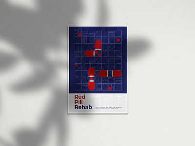 Ebook Cover design for Red Pill Rehab book cover brand branding cover design digital digital art ebook ebook cover ebook design identity branding illustration magazine magazine cover mockup mockup design mockups poster poster design retro