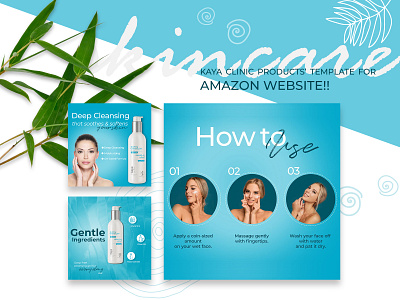 Amazon Product Advertisement Design for Kaya advertisement amazon brand branding cosmetics design digital digital art graphic design identity branding product