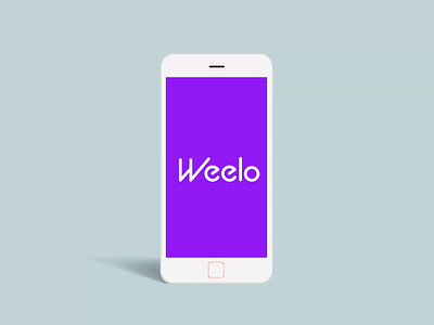 Logo Motion Design for Weelo 2d 2d art animation app intro brand branding design digital digital art graphic design identity branding intro logo motion graphics