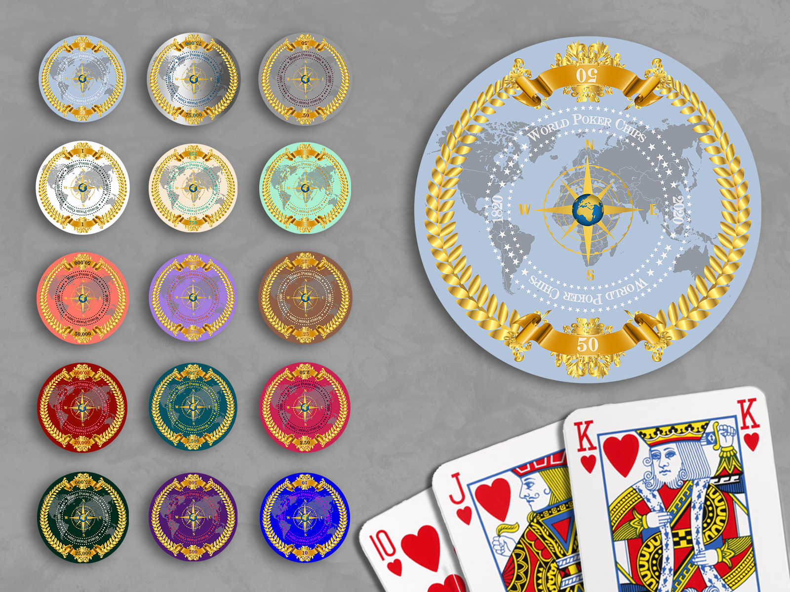 Poker Chip Designs by Temis on Dribbble