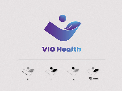 Logo Design for VIO Health 2d 2d art blue brand branding design digital digital art graphic design health care healthcare identity branding illustration life logo vector