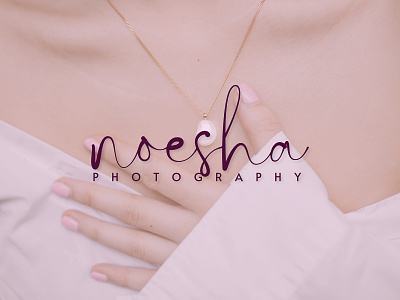 Logo Design for Noesha 2d 2d art brand branding design digital digital art events graphic design identity branding illustration logo minimal modern typography vector weddings wordmark