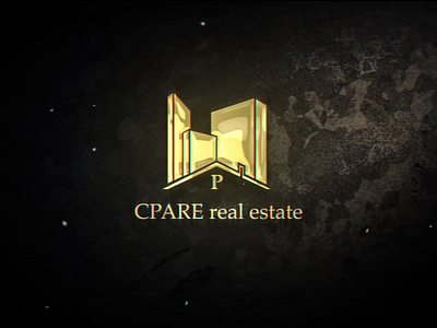 CPare Real Estate Logo Motion 2d 2d animation animation brand branding classic design digital digital art gold graphic design identity branding illustration logo luxury motion graphics real estate real estate brand vector