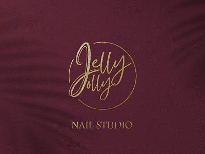 Logo Design for Jelly Jolly 2d 2d art brand branding design digital digital art graphic design identity branding illustration letter mark light logo minimal modern nail nail art vector word mark