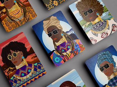 NFT Design for Minford 2d 2d art african african women brand branding colorful design digital digital art graphic design identity branding illustration modern nft nft design vector women