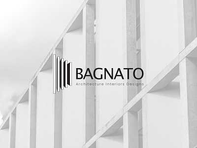 Logo Design for Bagnato 2d 2d art 2d logo architecture architecture logo brand branding design digital digital art graphic design identity branding illustration interior interior architecture logo minimal modern vector