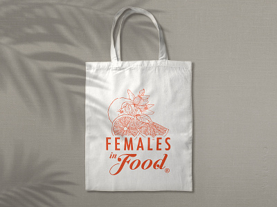 Tote Bag Design for Females in Food