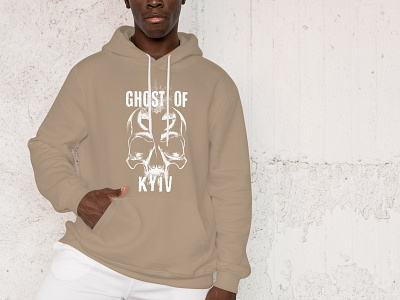 T-shirt Design for Ghost of KYIV 2d 2d art 2d design brand branding clothing design design digital digital art graphic design identity branding illustration kyiv merchandise merchandise design save kyiv tshirt tshirt design vector