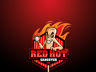 2 Logo RedHot Gangster red hot gangster red hot gangster red logo