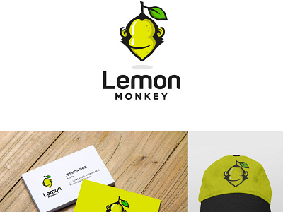 4 Logo Lemon Monkey lemon monkey monkey logo