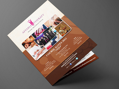 13 Graphics Affable Therapy bi fold brochure