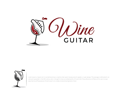 14 Logo Wine guitar guitar logo wine