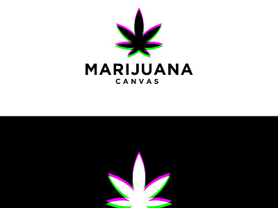 19 Logo Marijuana Canvas logo marijuana