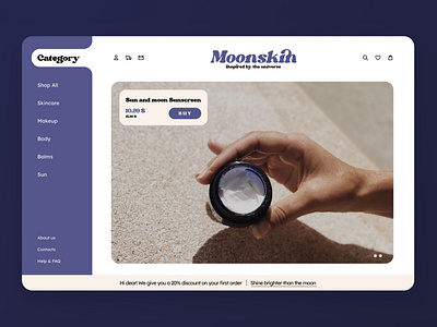 E-commerce | Website | Moonskin