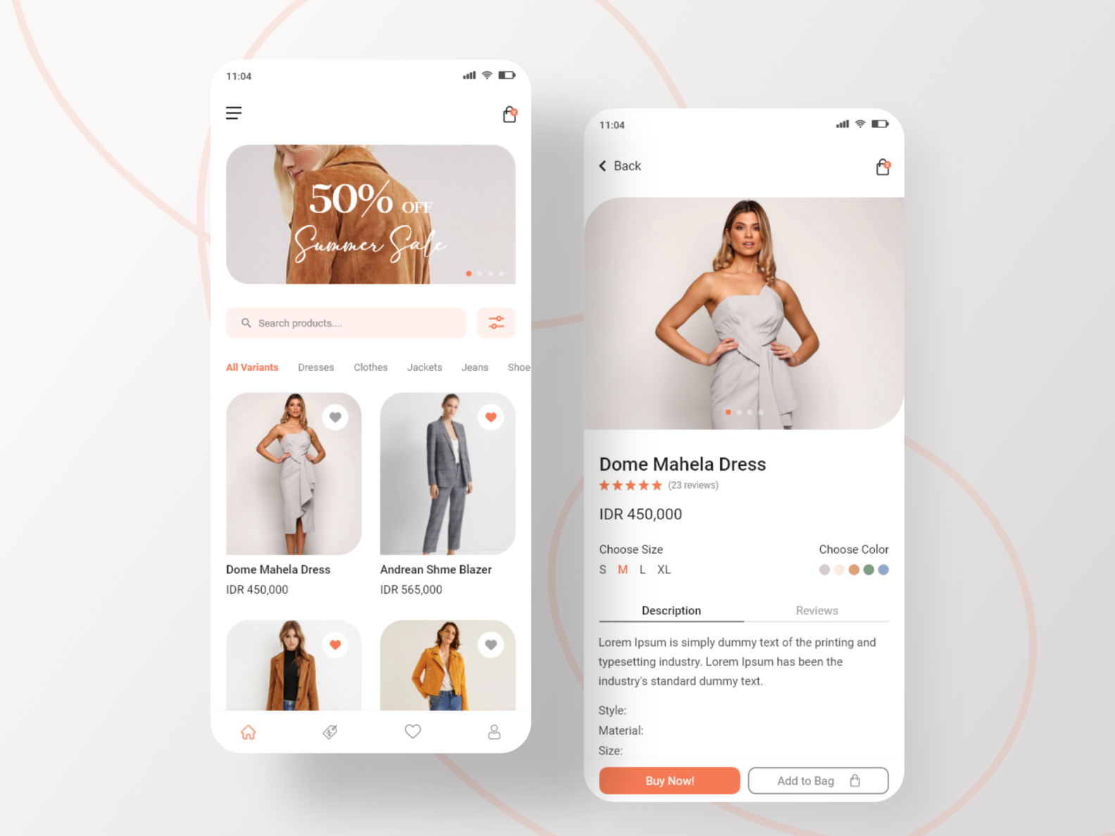 Fashion Store Mobile App Design by A. Muntazhiri on Dribbble