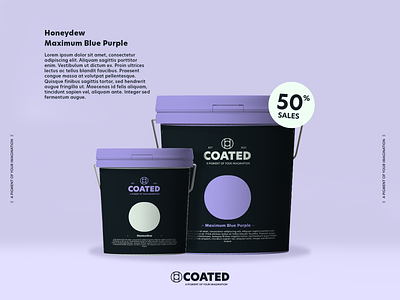 Coated | Premium Paint Manufacturer Packaging Design