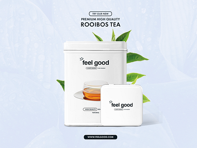 Feel Good | Tea Packaging Design branding design flat graphic design icon illustration illustrator logo packaging packaging design ui vector