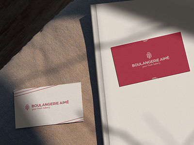 Boulangerie Aimé Business Card Designs