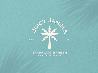 Juicy Jangle Logo Design | Premium Miami Soda Logo Design branding design flat graphic design icon illustration illustrator logo ui vector